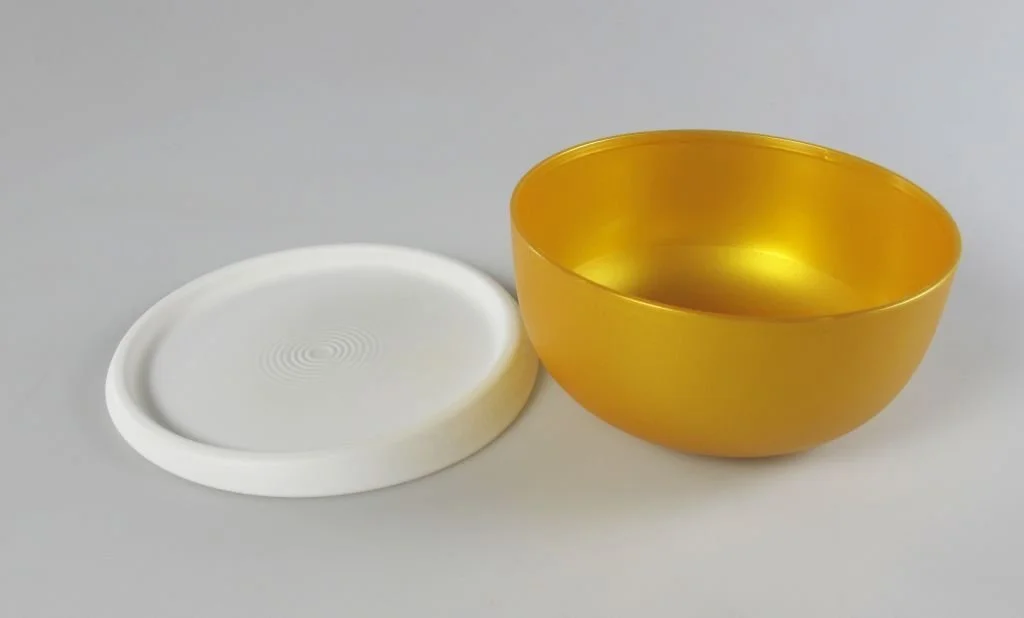 Миска для смешивания Tupperware Natura Serving Ergonomica 550 мл Золотисто-белый, фото №1