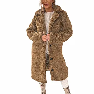 Купити Зимове пальто Жіноча плюшева - Фото 1 Зимове пальто Жіноча плюшева - Фото 1