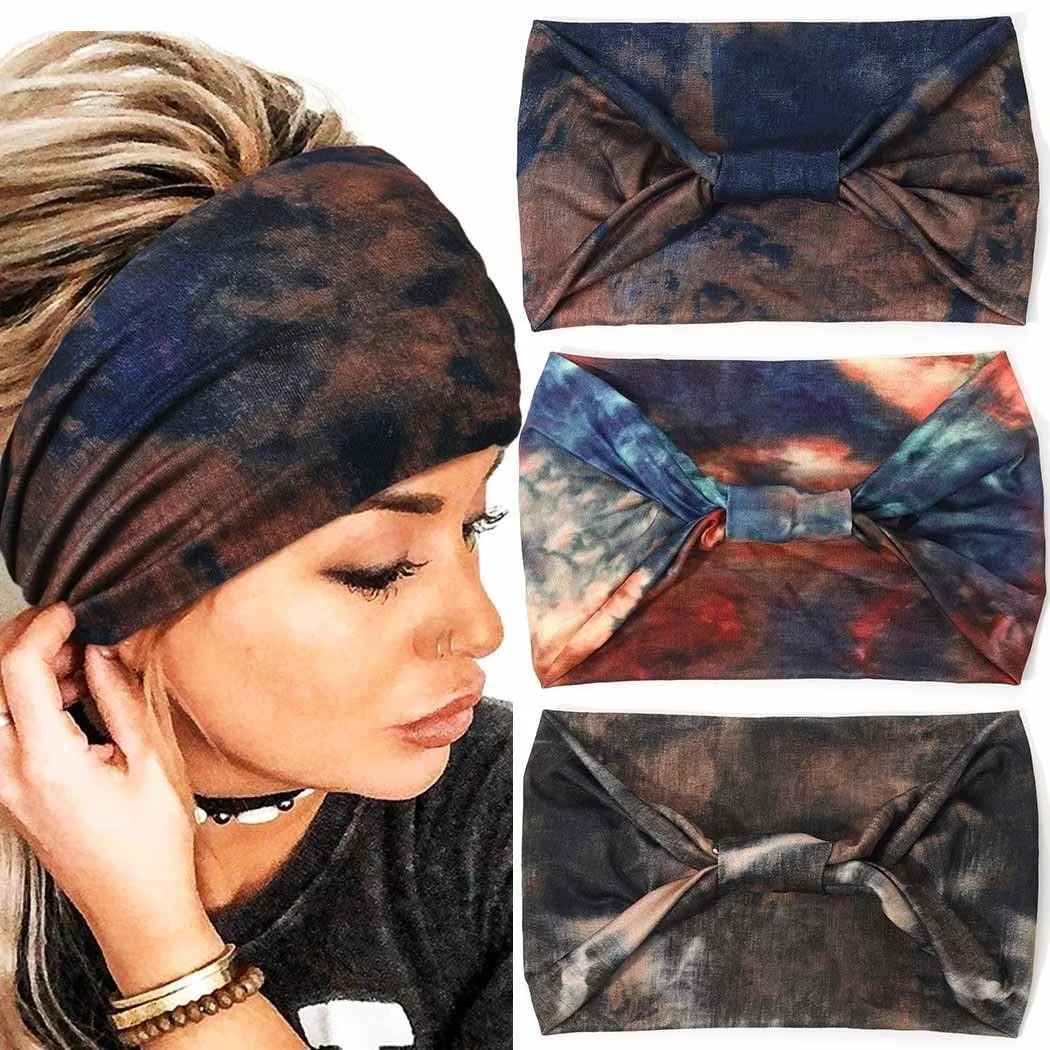 Пов'язка на голову Zoestar Boho Широка, фото №1