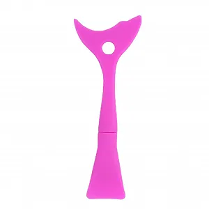 Инструмент для подводки глаз силиконовый 3 в 1 аппликатор для крема для лица трафареты для подводки глаз - Фото 1