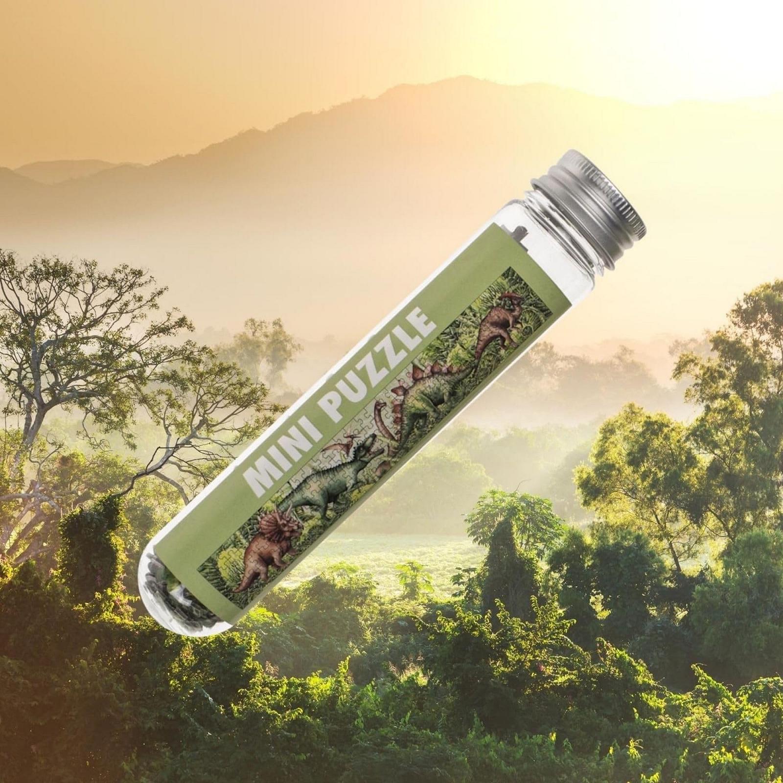 Мини-пазл Out of the blue Dinosaur 150 деталей в ПЭТ-тубе, фото №4