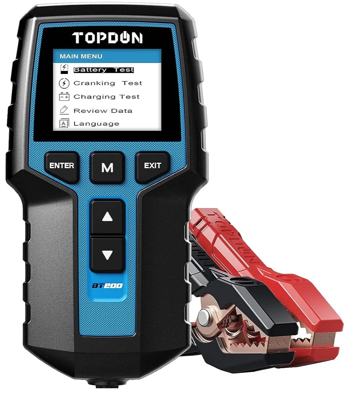 Тестер автомобільних акумуляторів Topdon BT200 Black, фото №1 Тестер автомобільних акумуляторів Topdon BT200 Black, фото №1
