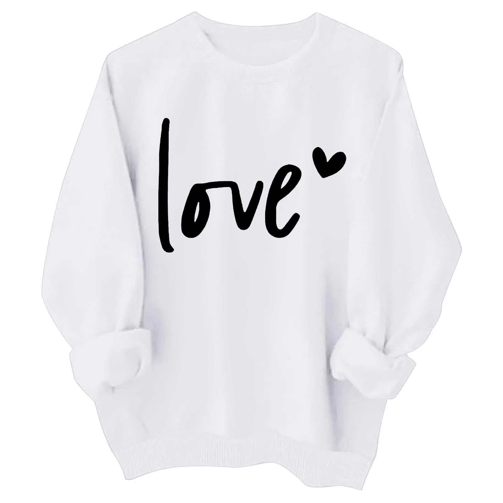 Мила толстовка на День Святого Валентина з графічним малюнком серця, фото №1