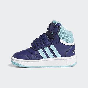 Кросівки adidas Unisex Kinder Hoops Mid synthetic.ua - Фото 1