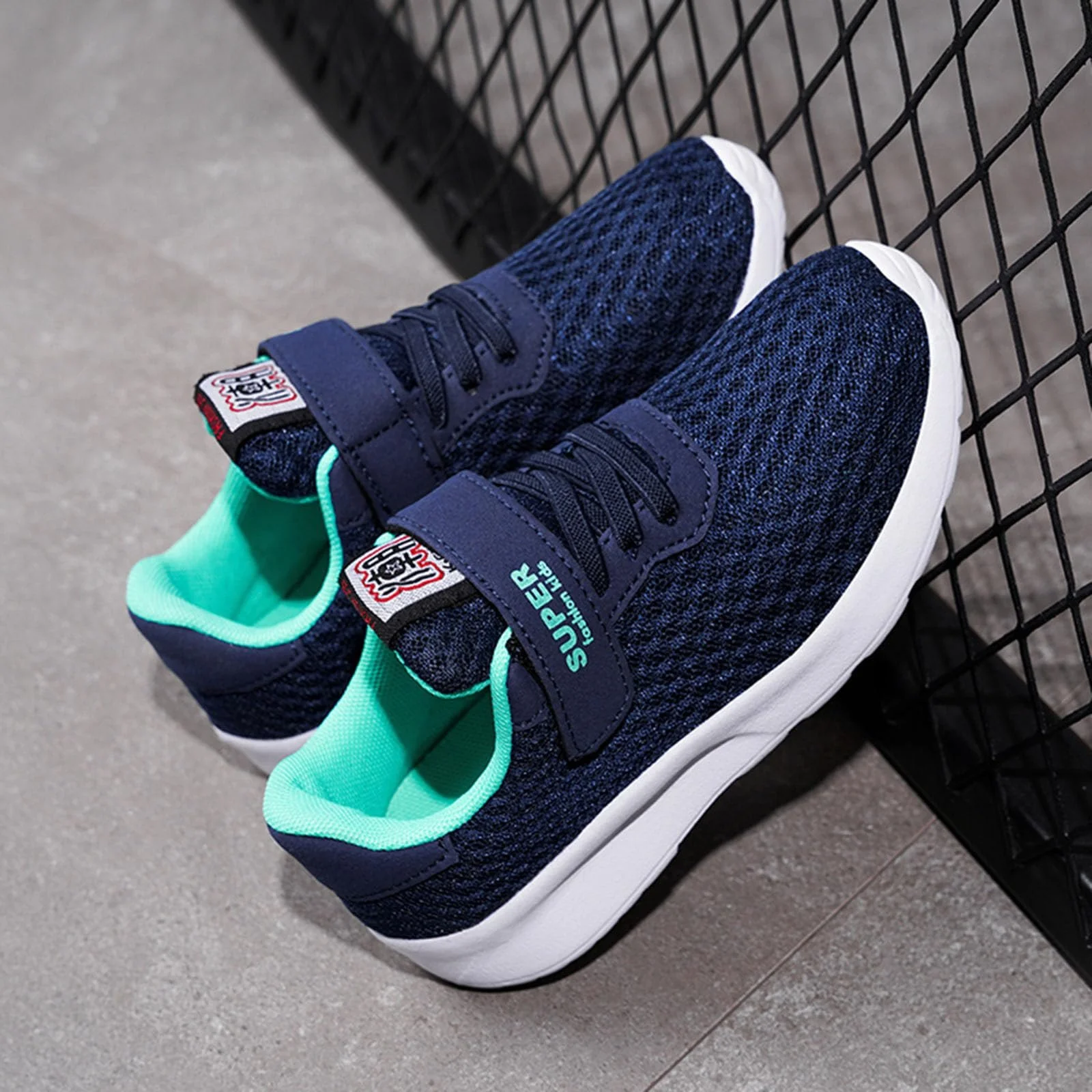 Детские Кроссовки Спортивная обувь Легкие дышащие кроссовки для бега Обувь для фитнеса на открытом воздухе Кроссовки Обувь для помещений Баскетбольные кроссовки Обувь для ходьбы, фото №5