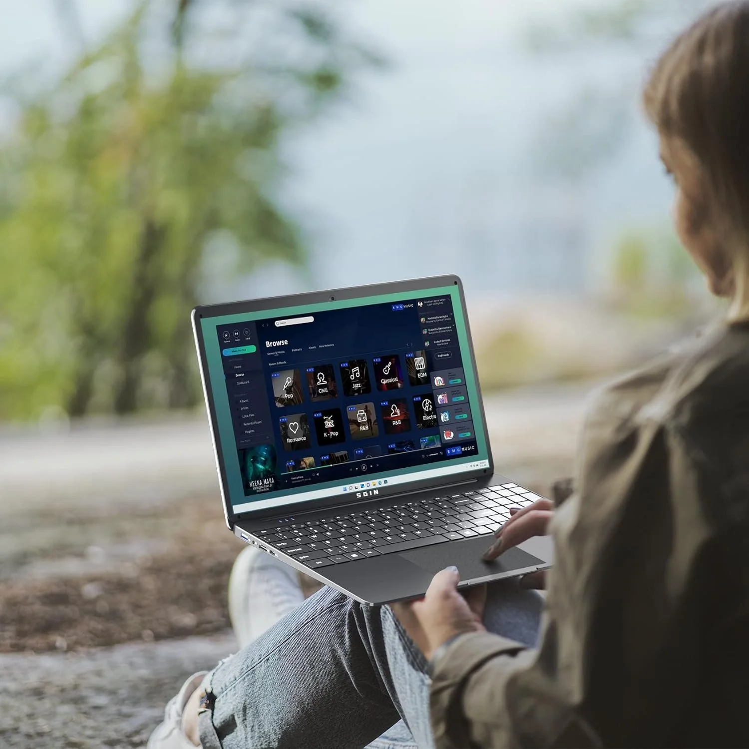 Ноутбук 15.6" SGIN M15 Pro-N Intel Celeron N4000 RAM 8GB SSD 256GB Windows 11, фото №7 Ноутбук 15.6" SGIN M15 Pro-N Intel Celeron N4000 RAM 8GB SSD 256GB Windows 11, фото №7