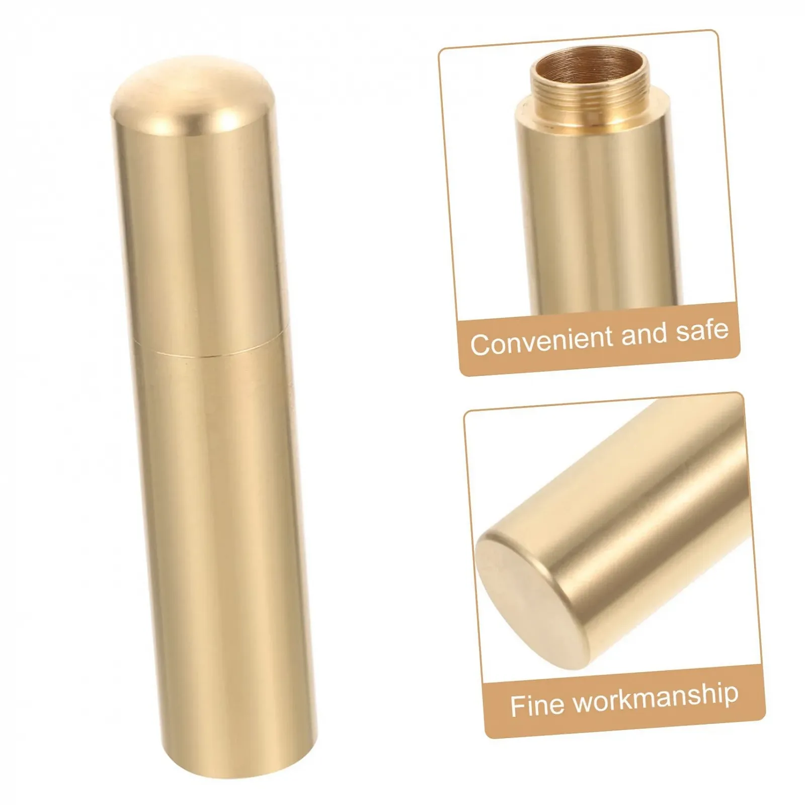 Сірникова коробка для виживання CLISPEED, 2 шт., латунна, фото №5