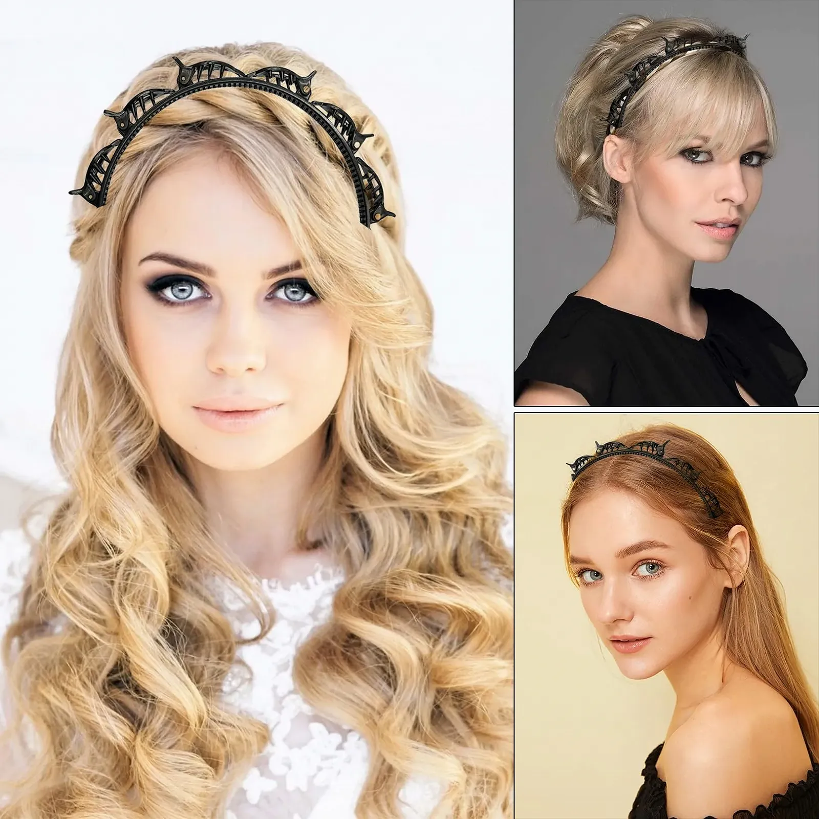 Обруч с клипсами, фото №3