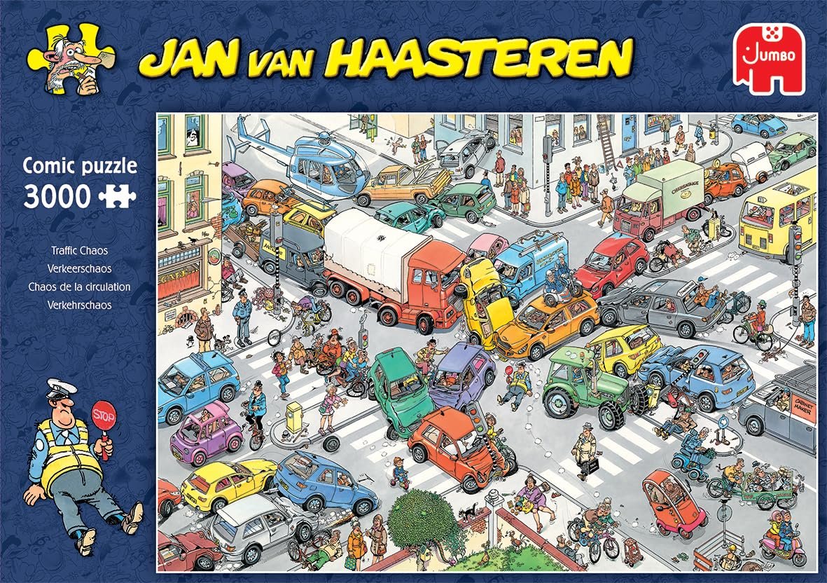 Пазл Jan Van Haasteren Traffic Chaos 3000 деталей, фото №2