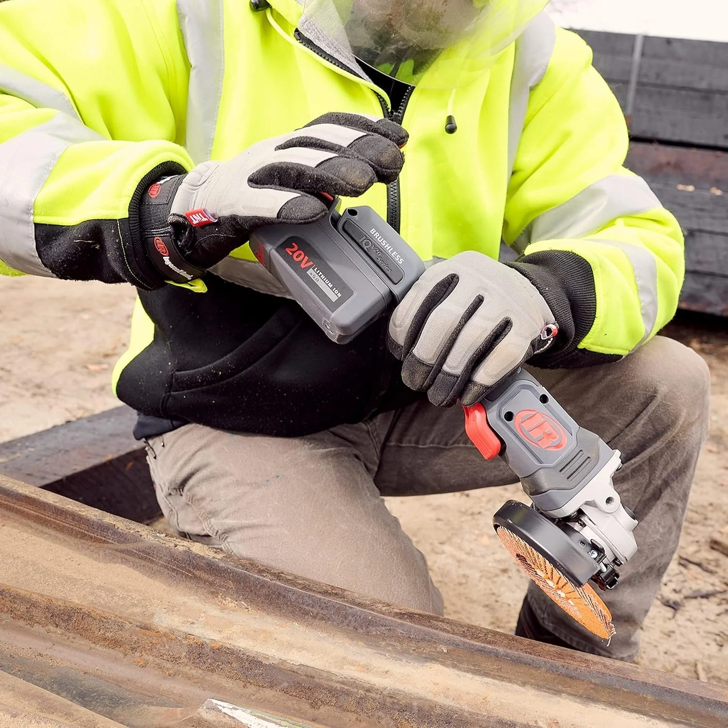 Акумуляторна кутова шліфмашина Ingersoll Rand G5351M, фото №9 Акумуляторна кутова шліфмашина Ingersoll Rand G5351M, фото №9