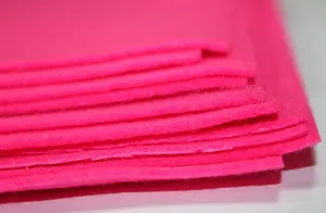 Фетр для поделок мягкий Лентомания 20*30см ярко-розовый FELT28 - Фото 1