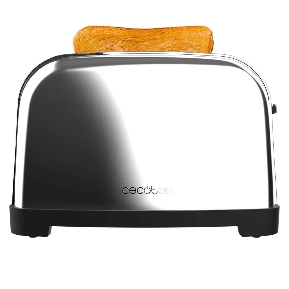 Тостер вертикальний Cecotec Toastin' time 1700 Вт, 4 коротких слоти, широкий слот 3,8 см, 2 тримачі для булочок та піддон для крихт, нержавіюча сталь, фото №2
