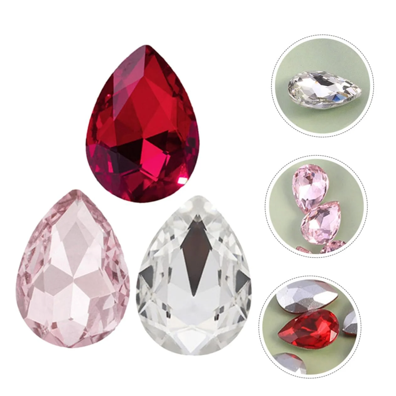 Стрази STOBOK Кристал Діамант 150 шт., фото №3