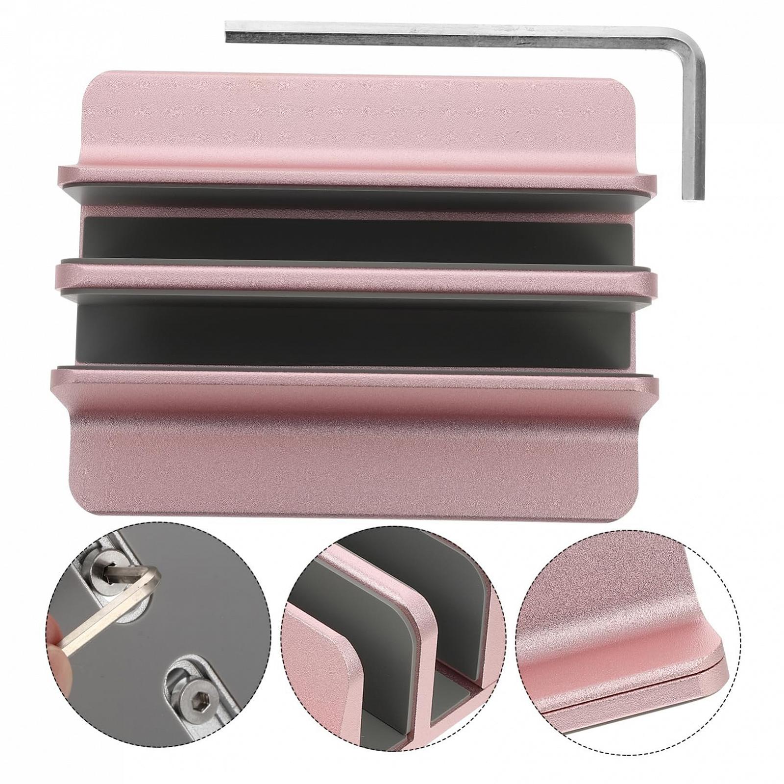 Вертикальна підставка для ноутбука NUOBESTY Алюмінієва з подвійними слотами Міцна, фото №2 Вертикальна підставка для ноутбука NUOBESTY Алюмінієва з подвійними слотами Міцна, фото №2