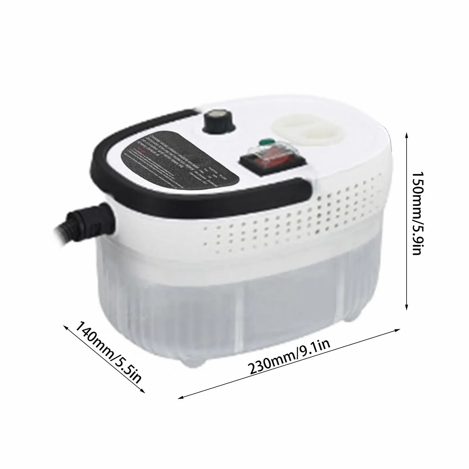 Пароочисник 2500 Вт EU Plug портативний, фото №6