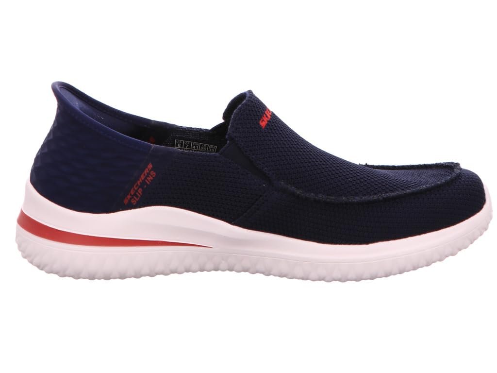 Слипоны Skechers Delson 3.0 Cabrino Мужские, фото №4
