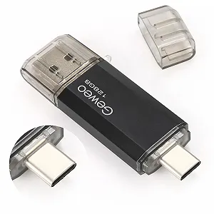 Купити USB-накопичувач OTG 2 в 1 128 ГБ Type-C USB 2.0 Чорний - Фото 1 USB-накопичувач OTG 2 в 1 128 ГБ Type-C USB 2.0 Чорний - Фото 1