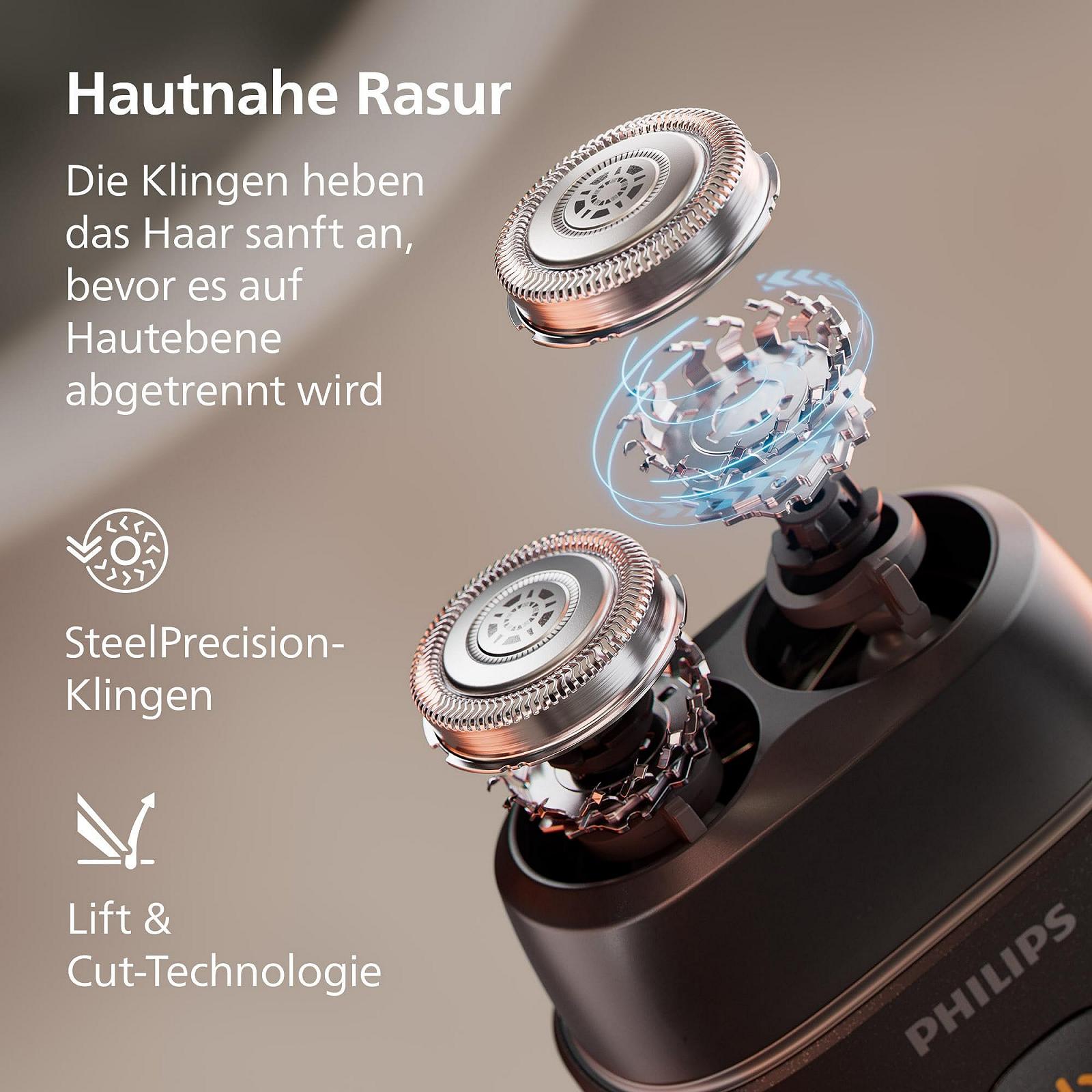 Электробритва Philips Series 500 S595/05 компактная система Lift & Cut лезвия SteelPrecision 3D-головка для сухого и влажного бритья дорожный футляр магнитный колпачок, фото №3 Электробритва Philips Series 500 S595/05 компактная система Lift & Cut лезвия SteelPrecision 3D-головка для сухого и влажного бритья дорожный футляр магнитный колпачок, фото №3