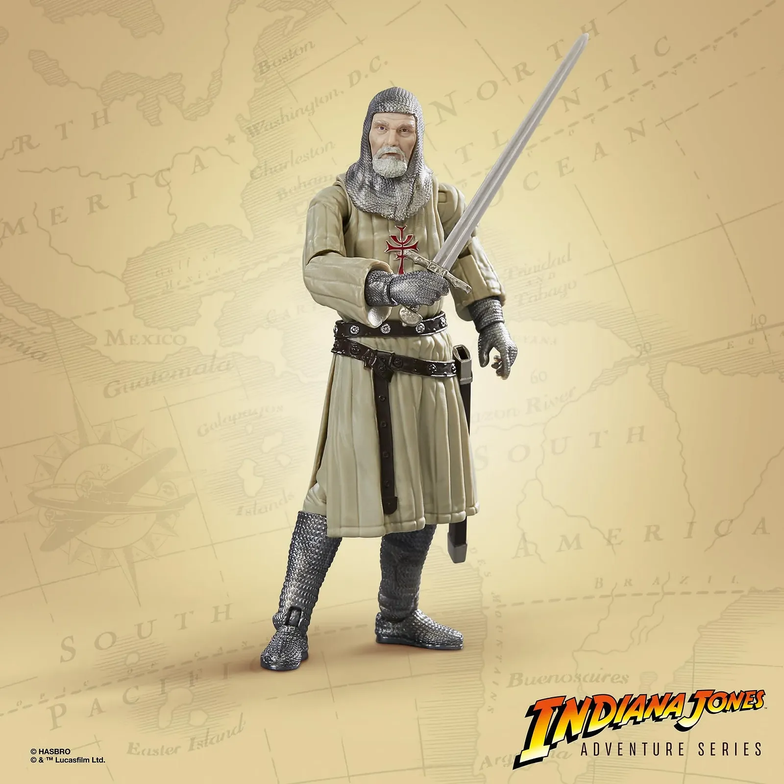Ігрова фігурка Hasbro Indiana Jones Adventure Series Grail Knight 6 дюймів, фото №6