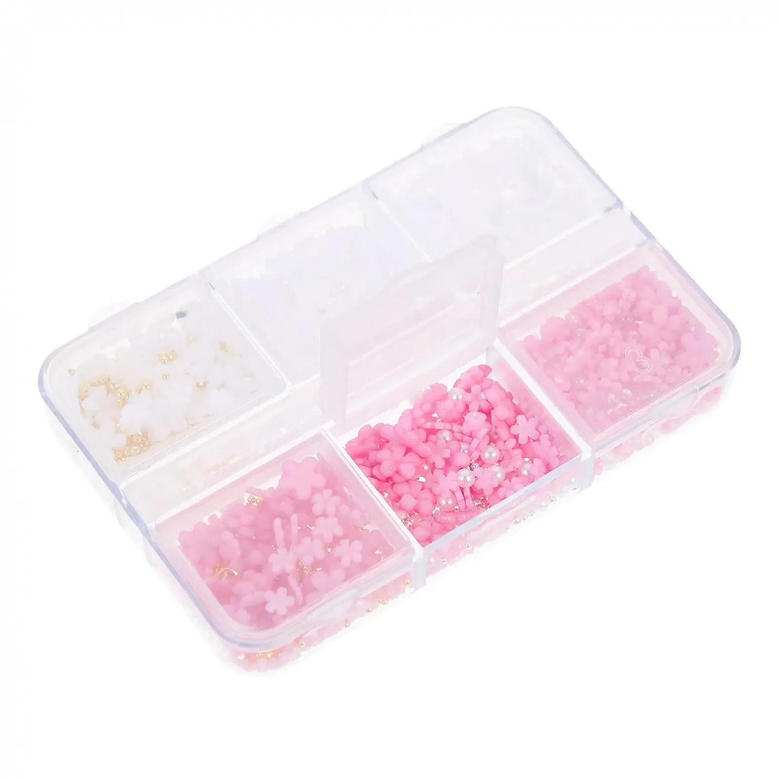 Набор для ногтей 3D Украшения Поделки Драгоценные камни 3D Цветы Вставки для ногтей Наборы для ногтей Украшения для ногтей Подвески для ногтей Деликатные Подвески для ногтей 3D Цветы для ногтей Смола, фото №1