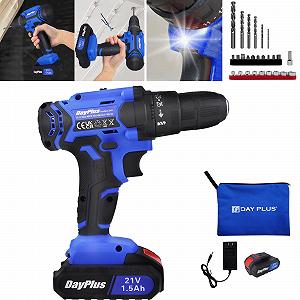 Купить Аккумуляторная отвертка 21 В 2 x 1500 мАч 45 Нм LED подсветка - Фото 1 Аккумуляторная отвертка 21 В 2 x 1500 мАч 45 Нм LED подсветка - Фото 1