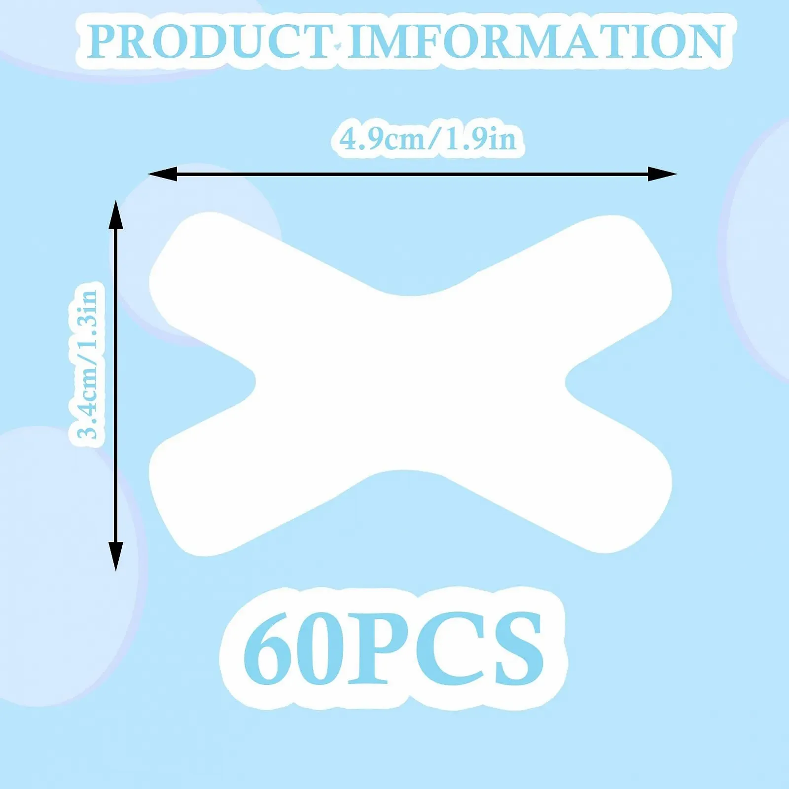 Наклейки для рта для сна 60 шт., фото №3