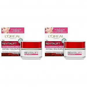 Денний крем для обличчя L'Oréal Paris Revitalift Classic антивіковий зволожуючий без парфумованих віддушок 50 мл (набір 2 шт) - Фото 1
