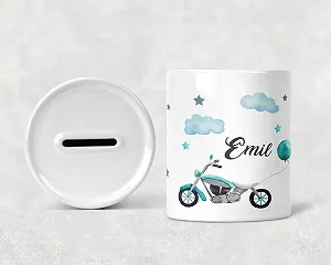 Скарбничка MIKALINO Дитяча Мотоцикл Керамічна synthetic.ua - Фото 1