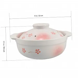 Японская глиняная кастрюля Донабе Garneck с крышкой для газовых плит synthetic.ua - Фото 1