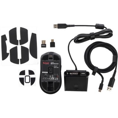 Мышка A4Tech Bloody R77 Ultra Wireless Dock Black (4711421003575), фото №7