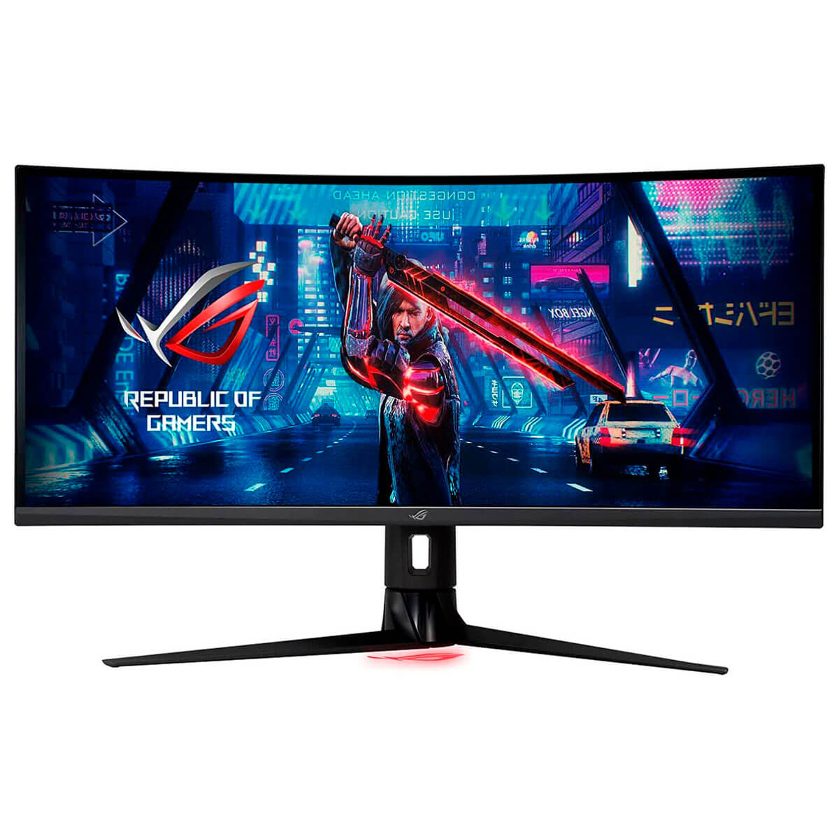 Монітор Asus 34.1" ROG Strix XG349C HDMI DP USB-C 2xUSB MM IPS 3440x1440 180Hz 1ms DCI-P3, фото №1