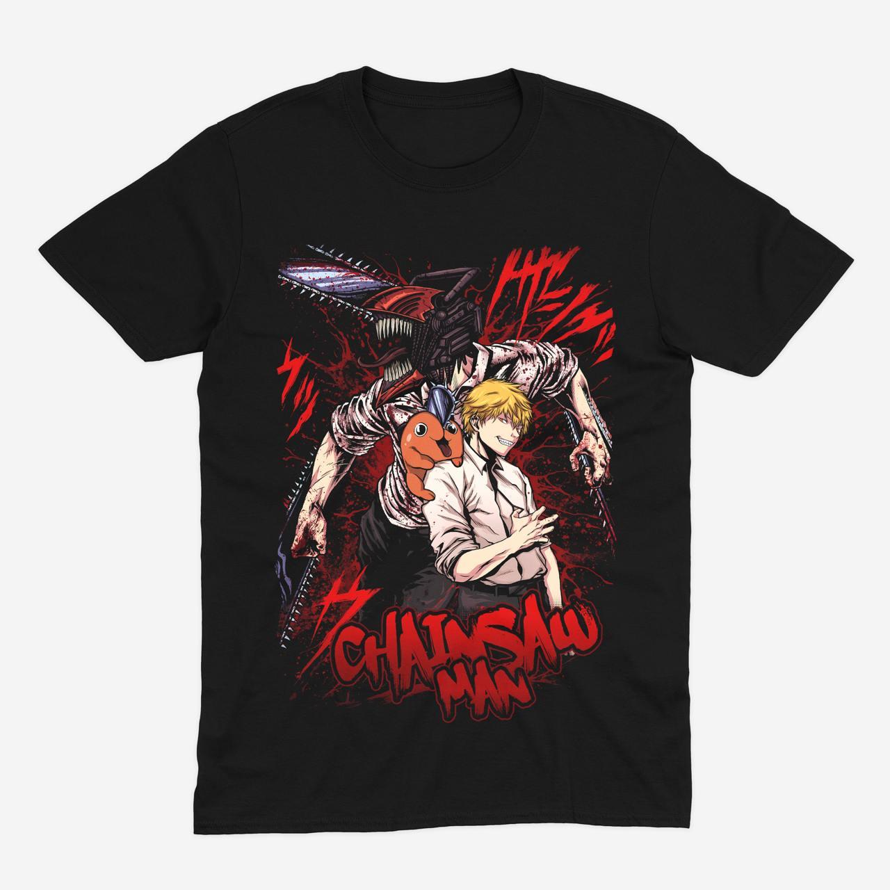 Футболка Аниме Человек бензопила Chainsawman TH242 M, фото №1