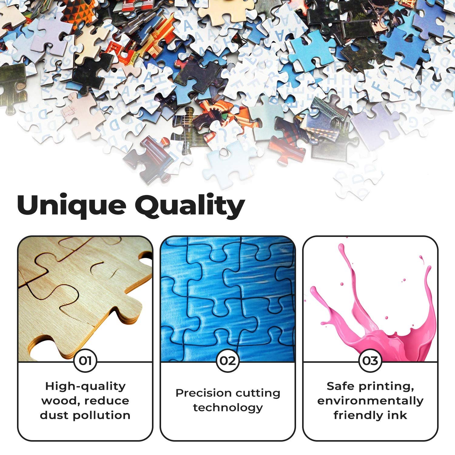 Пазл Tractor Wheat Collects 1000 деталей дерев'яний 75 x 50 см, фото №4