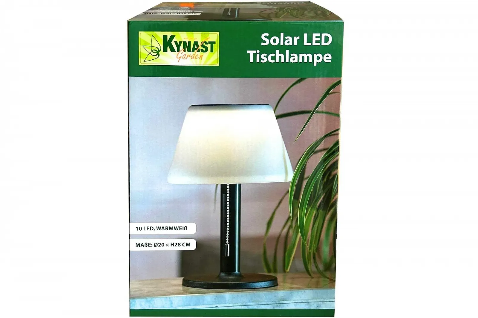 Настільна лампа Kynast Solar LED 10 LED 2 рівні яскравості Тепла біла Чорна для вулиці, фото №6