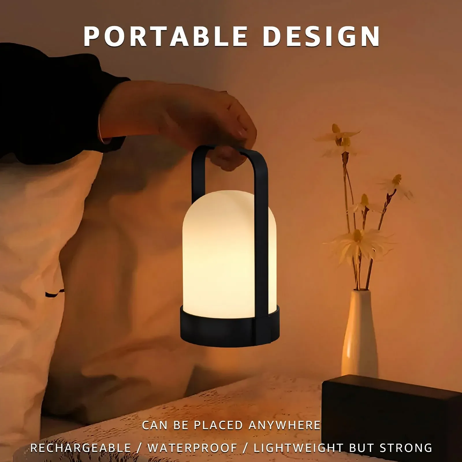 Настольная лампа Outdoor Portable Wireless LED Battery Waterproof 8 цветов, фото №2