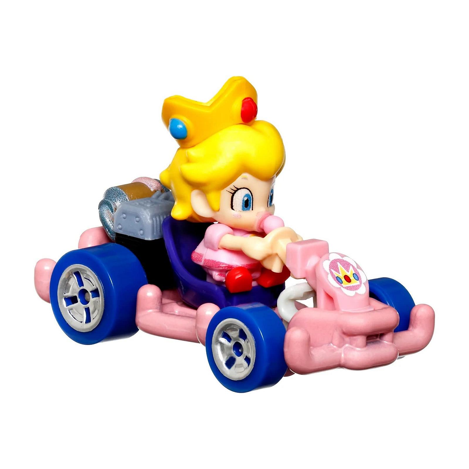 Hot Wheels DieCast Super Mario Kart Baby Peach Pipe Frame 1:64 Масштаб Довжина 5 см, фото №2