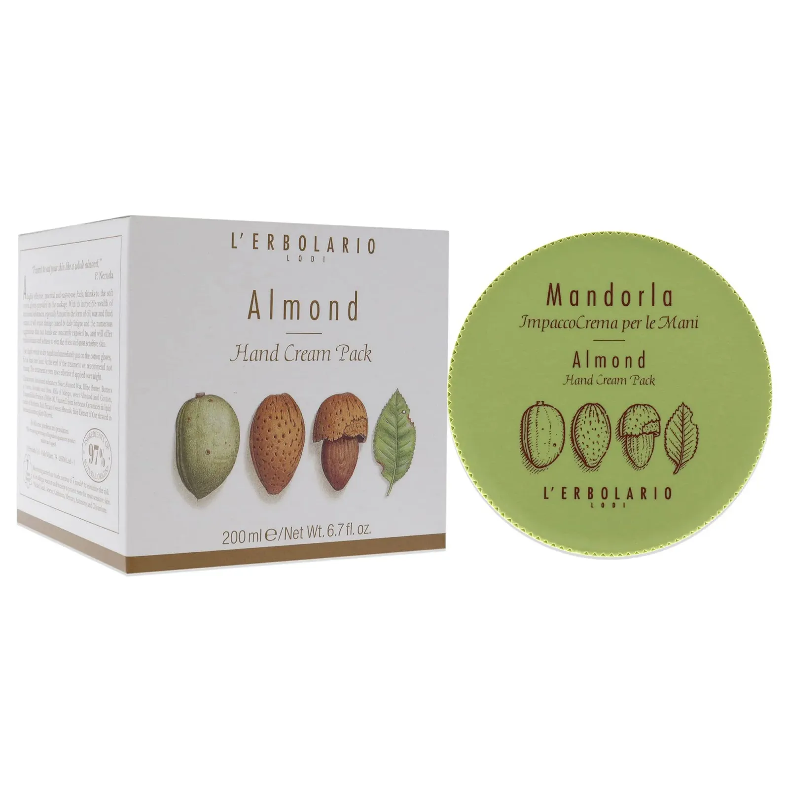 Крем для рук L'Erbolario Мигдаль, 200 мл, фото №3