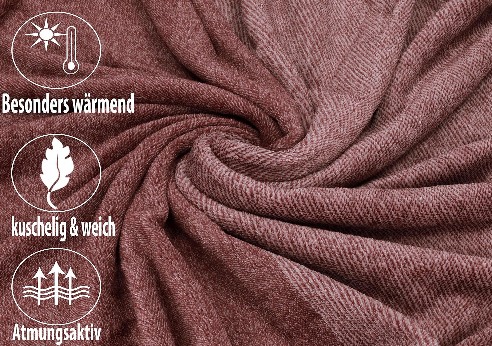 Покривало Betz Luxury Cuddly Blanket Fluffy Sofa Fleece Blanket XXL Тепле покривало для дивану Розмір 140 x 190 см Червоний, фото №4 Покривало Betz Luxury Cuddly Blanket Fluffy Sofa Fleece Blanket XXL Тепле покривало для дивану Розмір 140 x 190 см Червоний, фото №4