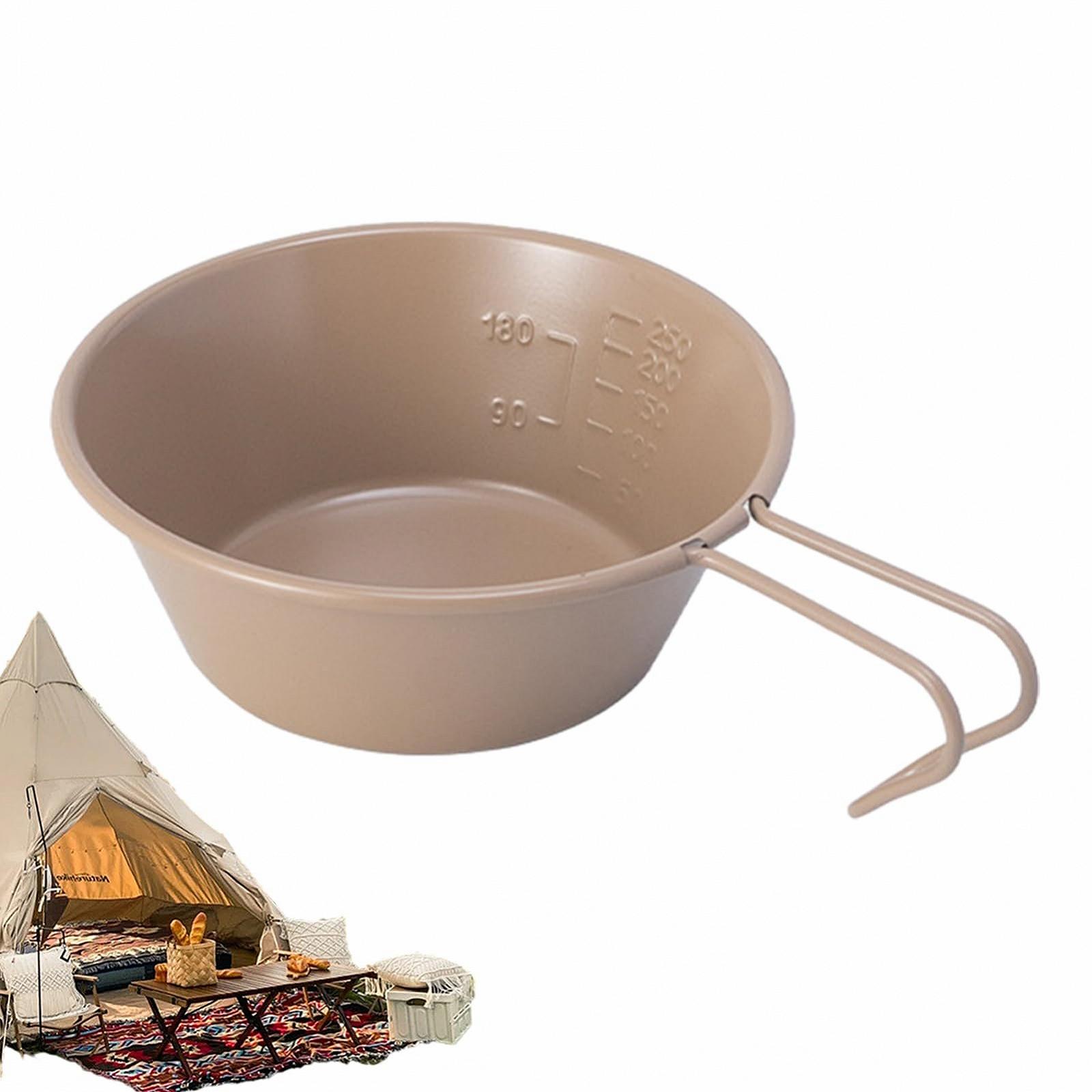 Миска Sherkah Camping из нержавеющей стали 304 с мерной шкалой, фото №7