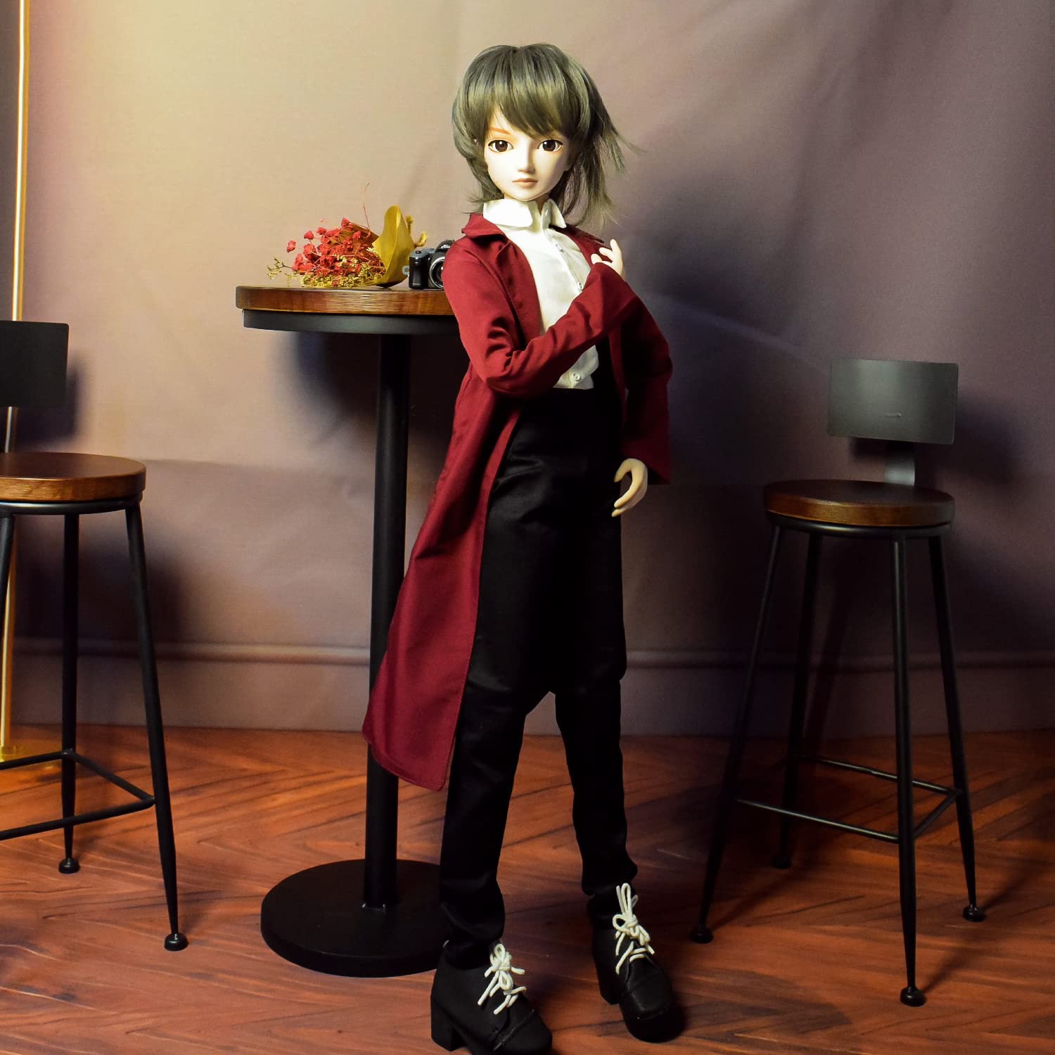 Кукла EVA BJD 1/3 Мужская BJD 60 см 20 Шарнирная Механическая Артикулированная Кукла с Полным Набором Аксессуаров и Макияжем (Первое Издание), фото №8