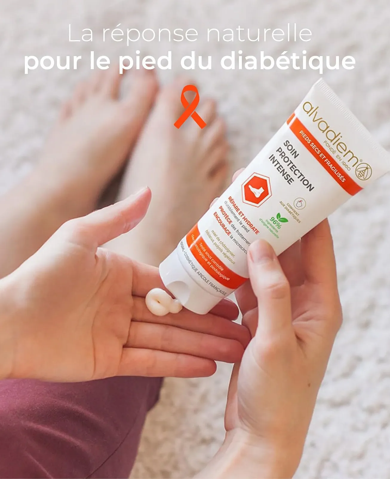 Защитное средство для ног Alvadiem Intense для сухой и хрупкой кожи 100 мл, фото №2