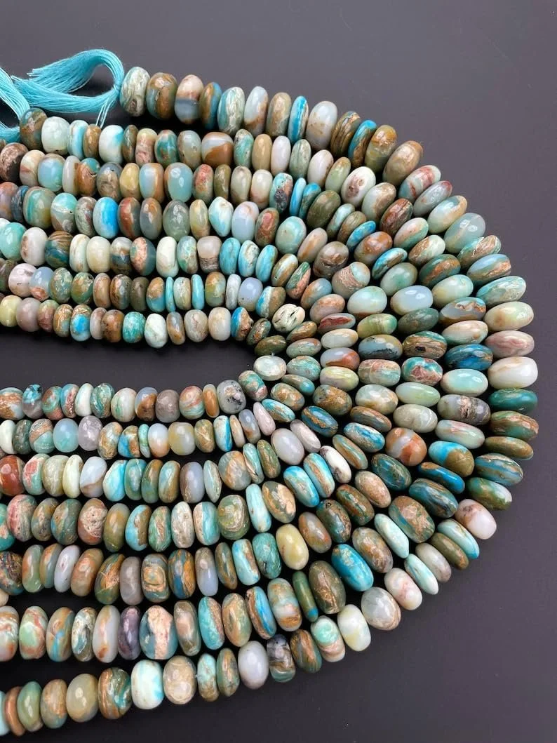 Бусины Типа Rondella Natural Antique Peruvian 9 мм, длина нити 33 см, ожерелья, браслета, фото №1