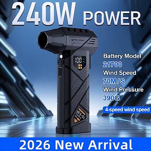 Портативний турбовентилятор Violent HFX-01 Turbo Jet Fan 680000 RPM Black - Фото 1