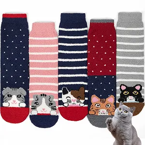 Пухнасті шкарпетки для жінок, 5 пар synthetic.ua - Фото 1