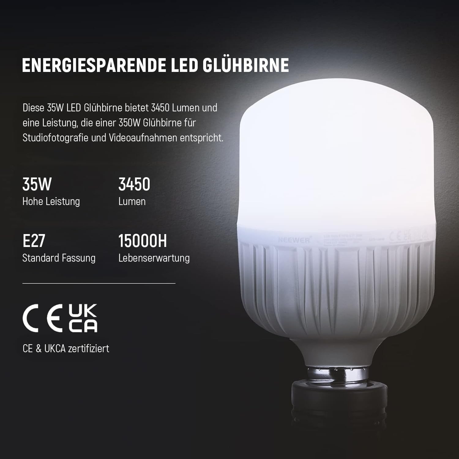 Набор постоянного света Neewer 700W 60x60 см, LED лампы, 210 см, фото №4
