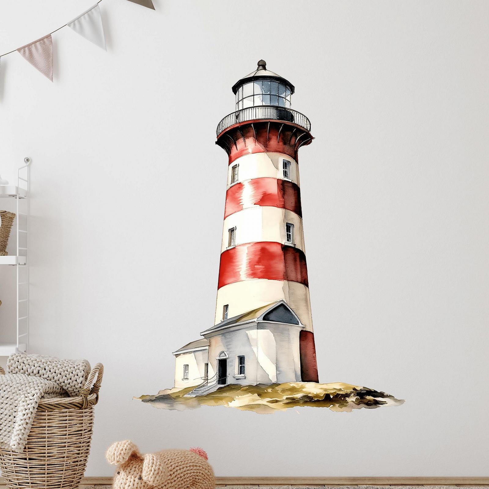 Наклейка на стіну GRAZDesign Lighthouse North Sea 39 x 30 см, фото №4 Наклейка на стіну GRAZDesign Lighthouse North Sea 39 x 30 см, фото №4