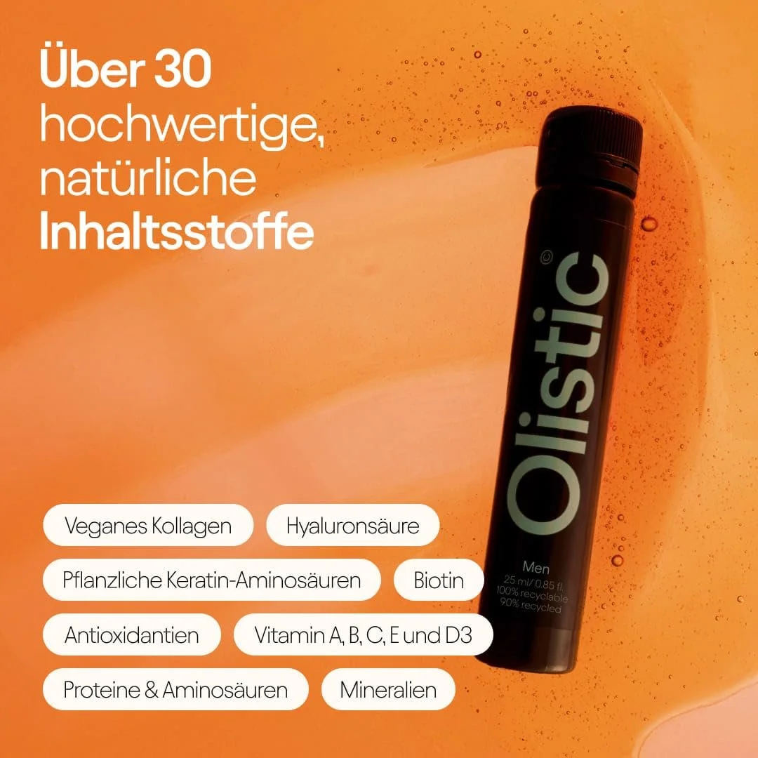 Засіб проти випадіння волосся Olistic для чоловіків - 28 ампул, фото №3