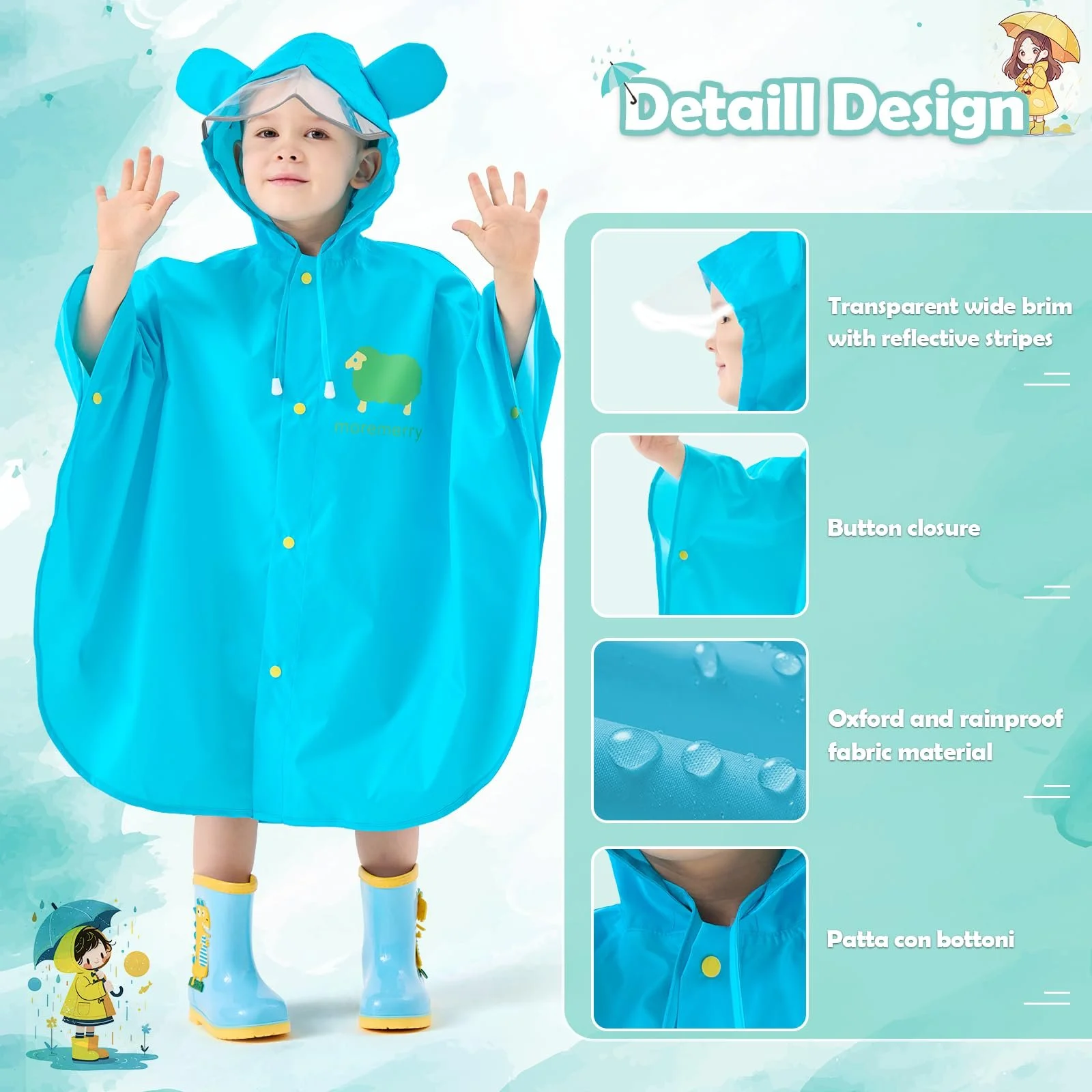 Дощовик JTENG Дитячий, фото №6