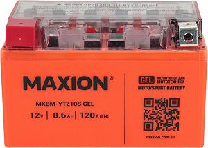 АКБ мото гелевий 12V 8,6-А/Ч L Maxion 150х87х94 YTZ10S GEL - Фото 1