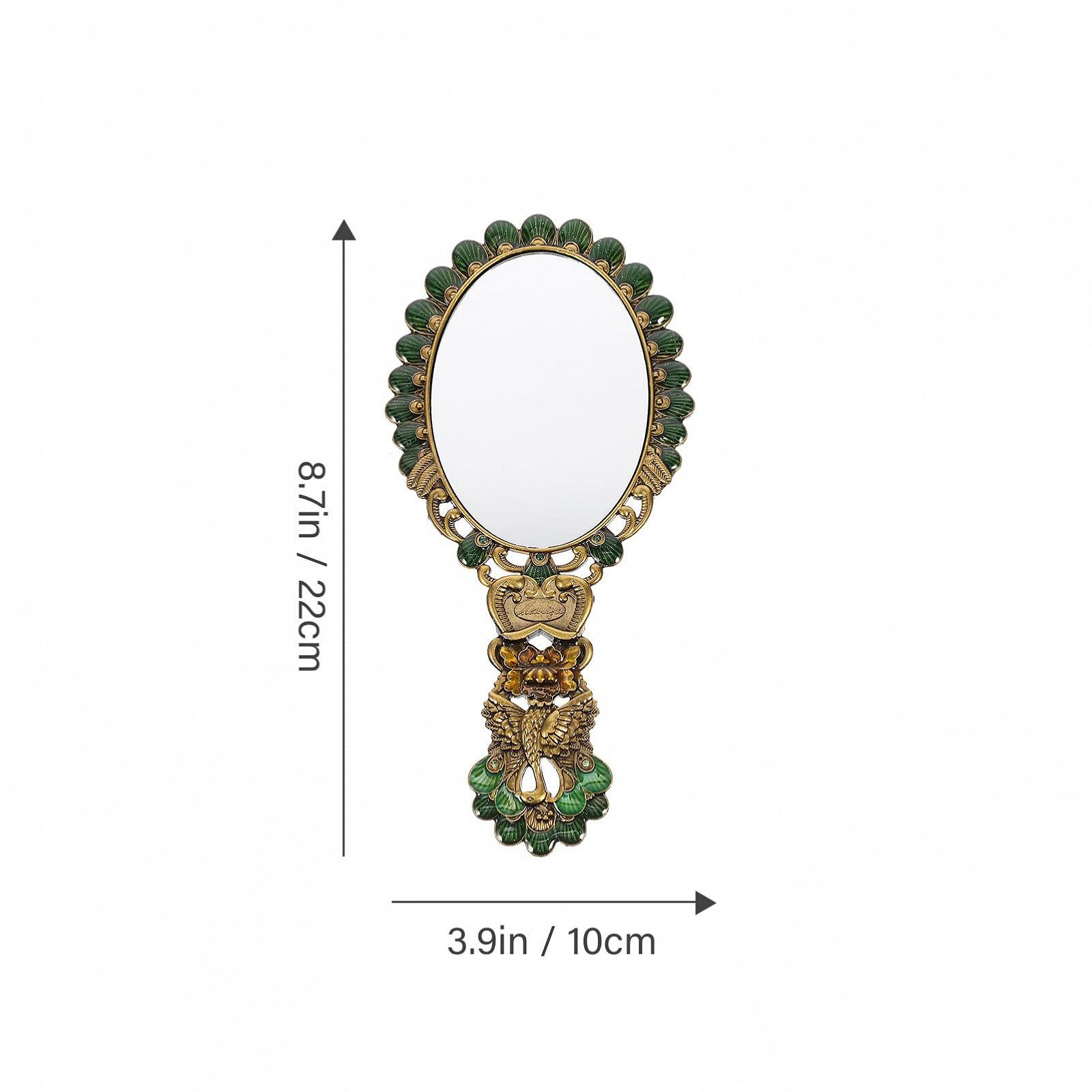 Зеркало Angoily Винтаж Зеркало для макияжа Складное с LED подсветкой Большое, фото №4